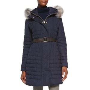 GORSKI Apres-Ski Fur-Trim Belted Jacket